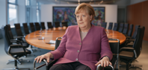 Angela Merkel im Kanzleramt, Bildrechte: Broadview TV